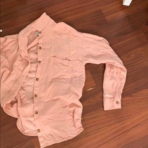 Pink button up